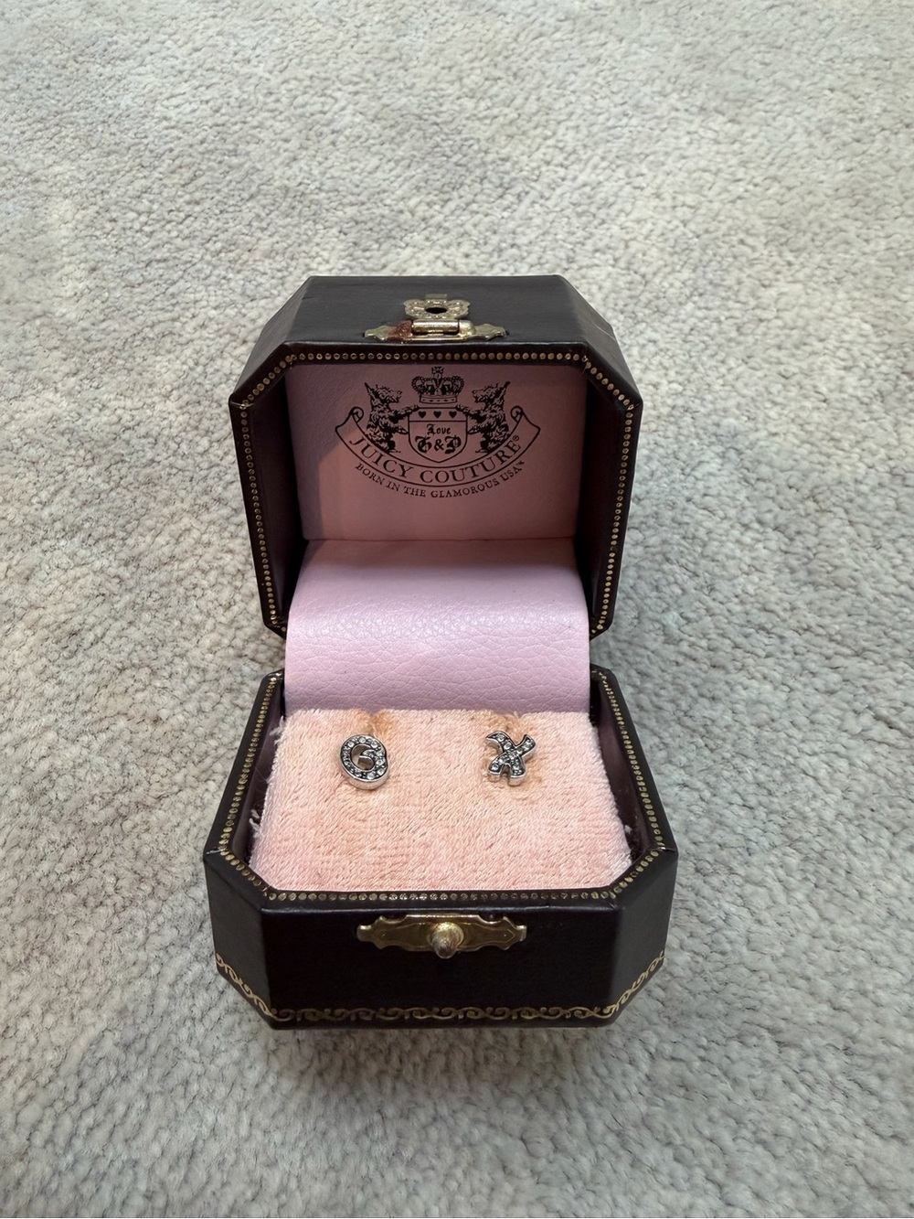 Juicy Couture XO Stud Earrings